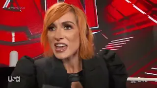 WWE Becky Lynch Backstage Segment 5/2/22