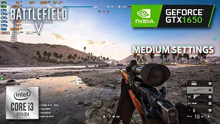 Battlefield 5 | GTX 1650 GDDR6 + I3 10100F | (1080p, Medium Settings) Online