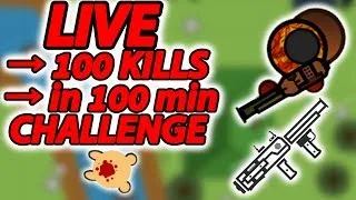 🔴 100 KILLS IN 100 MINUTES LIVE CHALLENGE SOLO SQUADS ! | SURVIV.IO 🔴