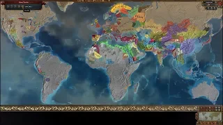 Europa Universalis 4 AI Timelapse - Extended Timeline Mod 1000-2400