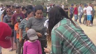 Hundreds of migrants in Jacumba searching for answers