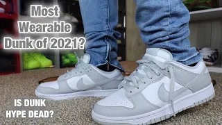 NIKE DUNK LOW "GREY FOG" ON FEET AND UNBOXING (ARE YOU SICK OF DUNKS?)