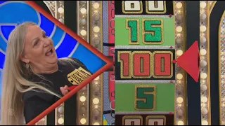 All THREE Contestents spin 100 on THE PRICE IS RIGHT