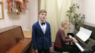 Мартыненко Павел, 13 лет,  "А туман на луга ложится"