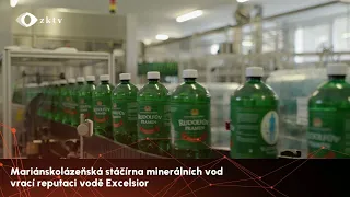 Mariánskolázeňská stáčírna minerálních vod vrací reputaci vodě Excelsior