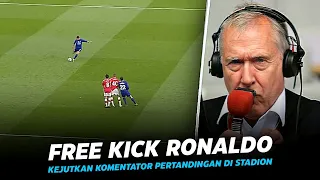 "Masuk Freekick Terbaik Sepanjang Masa" Lihatlah Saat Free Kick Ronaldo Buat Komentator Tak Percaya