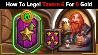 How To Level Tavern 6⭐For 0 Gold In BG! | Christian Hearthstone Battlegrounds