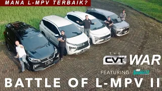 CVT WAR: HYUNDAI STARGAZER VS MITSUBISHI XPANDER VS SUZUKI ERTIGA HYBRID VS TOYOTA AVANZA | TERBAIK?