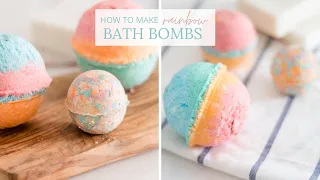 DIY Rainbow Bath Bombs | Bath Bombs for Kids
