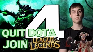 Arteezy - Best Moments #4 - QUIT DOTA JOIN LEAGUE OF LEGENDS ft Soundbord Guy