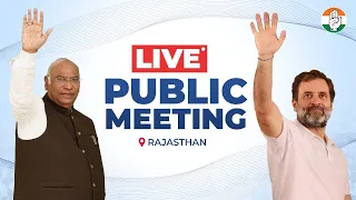 LIVE Rahul Gandhi and Mallikarjun Kharge address the public in Jaipur, Rajasthan | Oneindia News