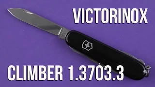 Распаковка Victorinox Climber Black 1.3703.3