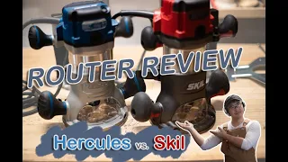 Quick Review: Skil Router vs. Hercules Router
