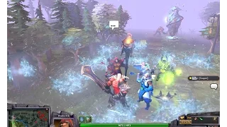 Selfie dota: Warlock, Zeus, Pugna, Cristal Maiden & Sven