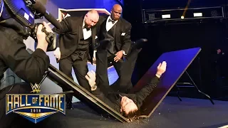 The Dudley Boyz put a stagehand through a table: WWE Hall of Fame 2018 (WWE Network Exclusive)