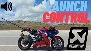 Honda Cbr1000RR-R Launch Control 0-300km/h Acceleration - Pure Exhaust Sound -