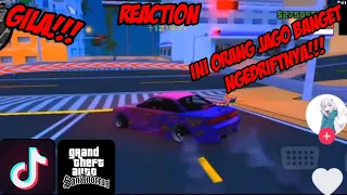 TERNYATA BANYAK ORANG YANG JAGO MONTAGE DI GTA SA!!! - Reaction Tiktok GTA SA