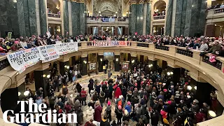 US: thousands turn up for first Women's March since Roe v Wade overturned