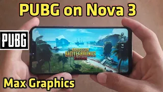 PUBG Mobile On Huawei Nova 3 Max Graphics