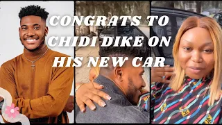 Heart Warming moment Ruth Kadiri Celebrated Chidi Dike on his latest Car