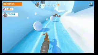 Ice Age Adventures: Scrat running mini game record: 109 626 m