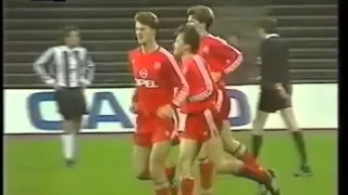 1990- 91  BAYERN- WATTENSCHEID  7- 0  BRIAN LAUDRUP SHOW