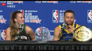 Stephen Curry vs Sabrina Ionescu 🔥 Saturday Highlights and Post-Interview Talks #nbaallstarweekend