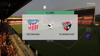 FIFA 21 | FSV Zwickau vs FC Ingolstadt - Germany 3.Liga | 13/01/2021 | 1080p 60FPS