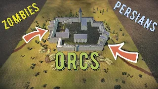 Battle For Castle: Zombies vs Orcs vs Persians - UEBS 2