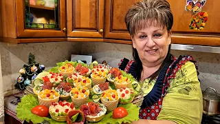 Шикарная закуска на праздничный стол! Вкусно,просто и оригинально!😋👍🏻!