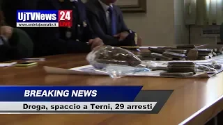 Operazione Gotham, spaccio di droga a Terni, 29 arresti