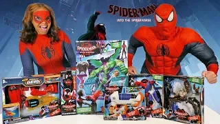 Spider Man Into The Spiderverse Toy Challenge  ! || Toy Review || Konas2002