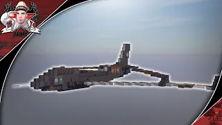 Minecraft: Modern WZ-7 "Soar Dragon" | Unmanned Aerial Vehicle Tutorial (In-Flight + Landed Version)