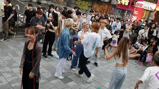 [STREET ARTIST] BE OUR. WITH GUEST: EUNBI. INTERACTIVE HONGDAE BUSKING. 230715.