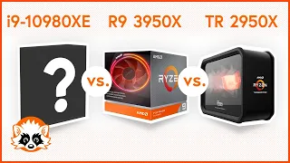 NEW - Intel i9 10980XE vs. R9 3950X vs. TR 2950X Benchmark Comparison - AMD vs Intel 2020