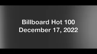 Billboard Hot 100- December 17, 2022