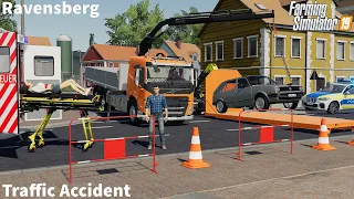 Traffic Accident, Hospitalizing Two Victims│Ravensberg│Multiplayers Role Play│FS 19