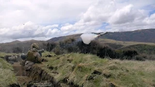 The Combined Arms: Artillery Exercise in New Zealand