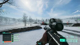 Battlefield 2042: Hardcore Rush - Battlefield Portal Gameplay - BF1942 Battle of the Bulge (AK-24)