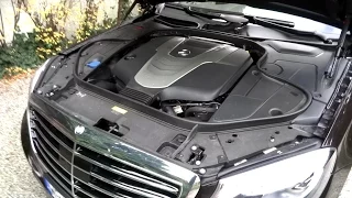 2016 Mercedes-Benz S-Class S350 4Matic W222 V6 Diesel Engine Noise Exhaust Sound Test