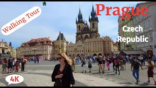 Prague, Czech Republic Walking Tour [4K 60fps] | 2023