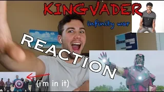 INFINITY WAR (Parody) by: King Vader (REACTION) I'M IN IT!!