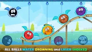 RED BALL 4 - WATER DROWNING & LASER SHOCKED of 'ALL BALLS' (Water Drowned & Lightning)