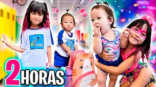 2 HORAS DE VOLTAS AULAS E MUITA DIVERSÃO!! | YU e FAMÍLIA