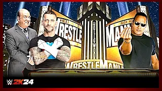 WWE 2K24 | CM PUNK vs THE ROCK