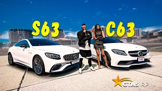 ВЫЯСНЯЕМ КТО КРУЧЕ! КУПИЛ НОВЫЙ S Class Coupe ЗА 4.5МЛН А ЖЕНА КУПИЛА C63S GTA 5 RP BURTON