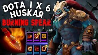 ХУСКАР подпалил пуджа в Доте 1x6 Huskar через Burning Spear / DOTA 1x6 / Дота 2