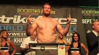 Strikeforce Heavyweight Grand Prix: Barnett vs. Kharitonov Weigh-in Video