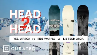 2023 Lib Tech Orca vs. Yes. Warca vs. Ride Warpig | Head 2 Head | Curated