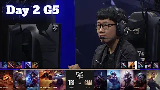 TES vs GAM | Day 2 LoL Worlds 2022 Main Group Stage | Top Esports vs GAM Esports - Groups full game